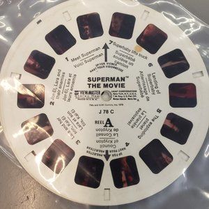 Vintage View Master 1978 Superman the Movie 3 reel set